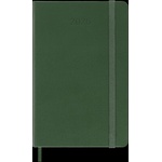 Moleskine Germany Moleskine 12 Monate Wochen Notizkalender 2026, Pocket/A6, 1 Wo = 1 Seite, rechts linierte Seite, Fester Einband, Myrtengrün