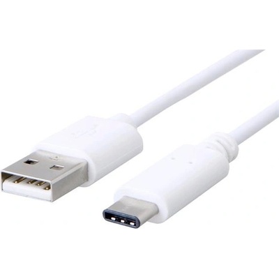 C-Tech CB-USB2C-10W USB 2.0 AM na Type-C (AM/CM), 1m, bílý