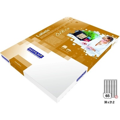 Rayfilm R0100.0102A samolepící 38x21,2mm bílé 100 listů – Zboží Dáma