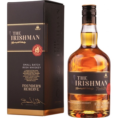 The Irishman Founder's Reserve 40% 0,7 l (kazeta)