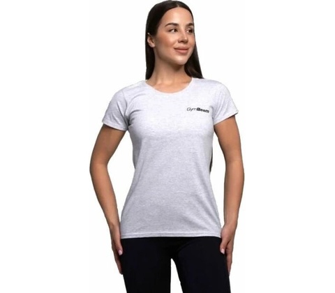 GymBeam Dámske tričko Basic Heather Grey