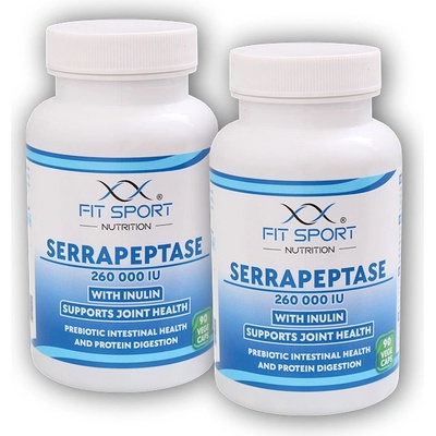 Fitsport Serrapeptase 260.000 IU 2 x 90 kapslí
