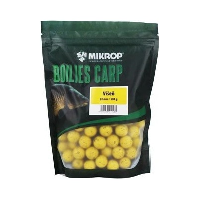 MIKROP Boilies Carp pre ryby 500g 20mm Višeň
