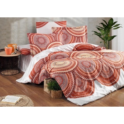 Brotex obliečky Satén Inferno natur hnědá béžová 200x220 70x90