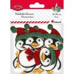 TITANUM Felt stickers 3D penguins 6pcs