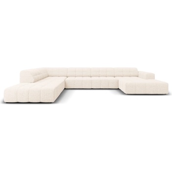 Cosmopolitan Design Кремав ъглов диван (ляв ъгъл/"U") Chicago - Cosmopolitan Design (COS_UL_140_F1_CHICAGO1)