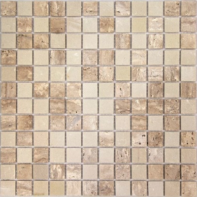 EBS Travert mozaika 31,6 x 31,6 cm botticino 1m²