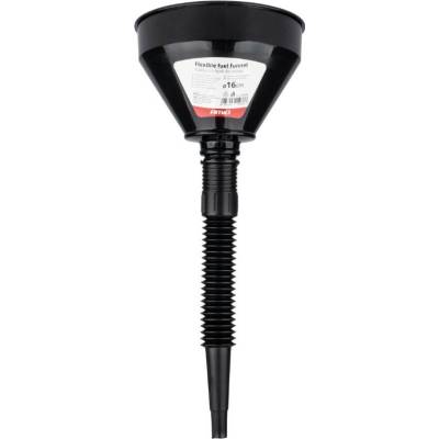 Flexibilní černý univerzální trychtýř se sítkem 16cm