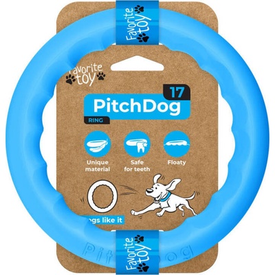 PitchDog Fetching ring Waudog 20 cm blue