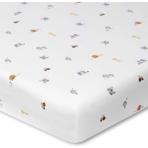Interbaby Бебешки чаршаф с ластик Interbaby - Granja Koala, 60 x 120 cm (BAJE001-09) - ozone