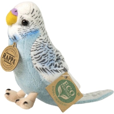 Rappa Плюшена играчка Rappa Еко приятели - Вълнист папагал, син, 12 сm (505056-2)