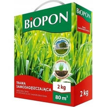 SAMOZHUSŤOVACIA TRÁVA Semená trávy BiOPON kartón 2kg na 80m² trávnika