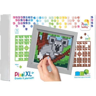 Pixelhobby Мозайка с рамка и пиксели XL, Pixelhobby - Коала (12092)