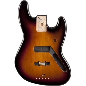 Fender Jazz Bass Body Vintage Bridge Brown Sunburst бас китара тяло