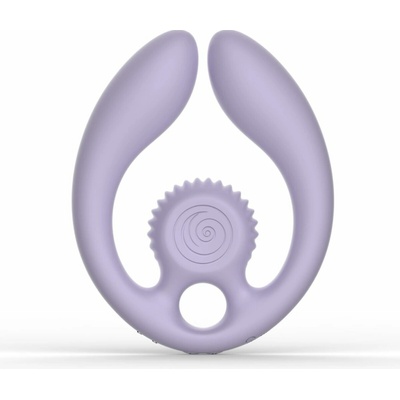 Snail vibe gizi duo couples stimulator remote control burgundy