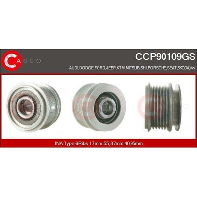 Řemenice, generátor CASCO CCP90109GS
