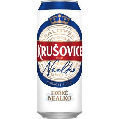 Krušovice Hořké nealko 0,5 l (plech)