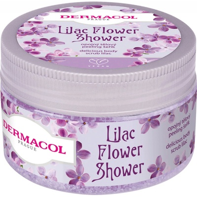Dermacol Lilac Flower Shower telový peeling 200 g