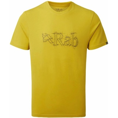Rab tričko Stance Sketch SS Tee Sketch Sulphur