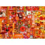 Cobble Hill - Puzzle The Rainbow Collection: Orange - 1 000 piese