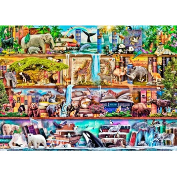 Wooden City - Puzzle Stewart: The Amazing Animal Kingdom - 4 000 piese