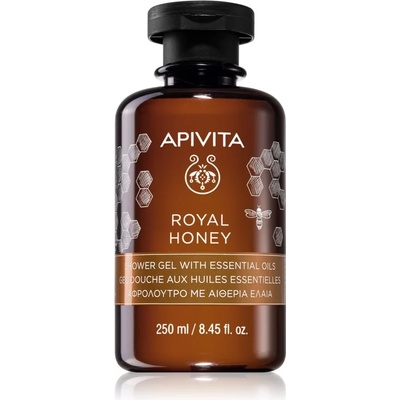 APIVITA Royal Honey хидратиращ душ гел с есенциални масла 250ml