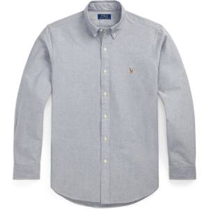 Ralph Lauren Риза с дълъг ръкав Polo Ralph Lauren Men's Slim Fit Oxford Long Sleeve Shirt - Slate - sportihobi - 465,47 лв