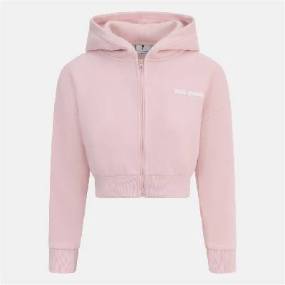 Детски суичър Rose London Authentic Crop Hoodie Junior Girls - Pink