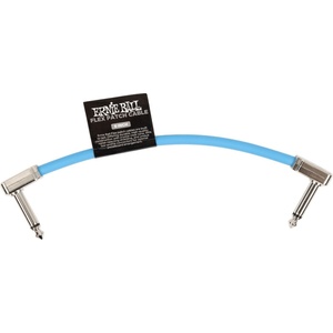 Ernie Ball Flex Blue 15, 24 cm Ъглов - Ъглов Пач кабел (P378848)