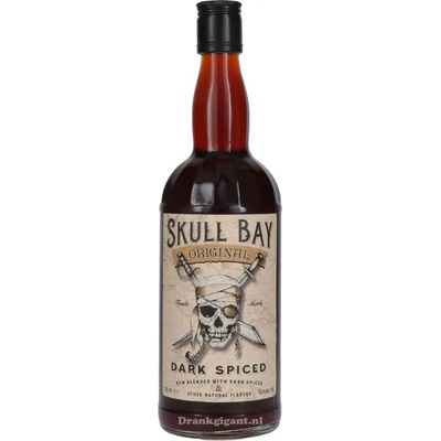Skull Bay Dark Spiced Original 37,5% 0,7 l (holá láhev)