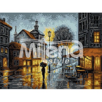 Image 1 of Milena Style Нощ над града - гоблен с щампа без конци