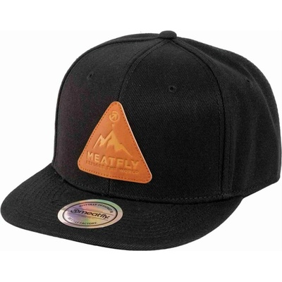 Meatfly шапка с козирка Hornet Snapback Black Peak | Черна | Meatfly | Cheren | МЪЖЕ | ЕДИН РАЗМЕР