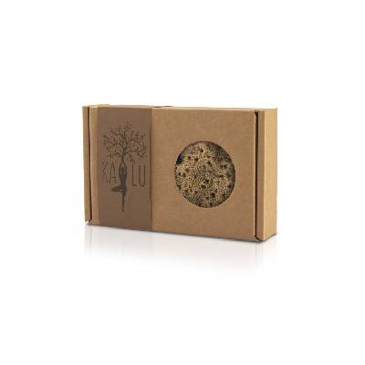 KALU Mořská menstruační houba - dárková kazeta - set 3xM + čisticí sůl