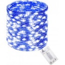 SPRINGOS LED reťaz Nano 10 m 100 LED 3x AA modrá