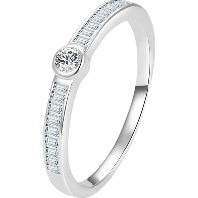 Agato stříbrný prsten se zirkony AGG303L