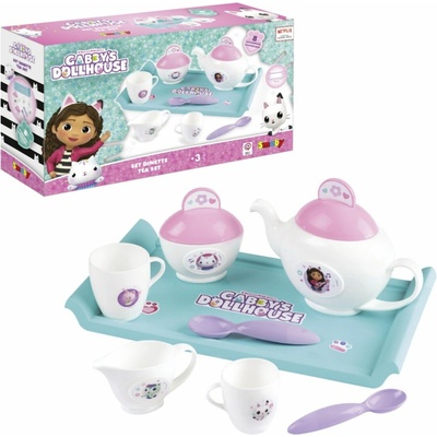 Smoby Gabby´s Dolllhouse Čajový set s táckou