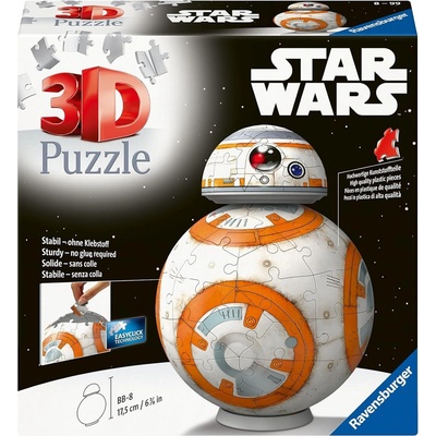Ravensburger 3D Пъзел Ravensburger от 99 части - BB-8 (11578)