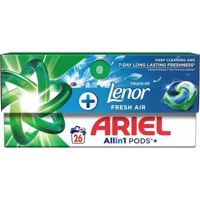 Ariel Pods Touch of Lenor Fresh Air kapsule 26 PD