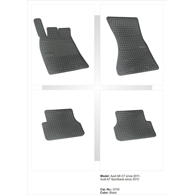 FroGum Гумени стелки за Audi A6 C8 след 2018г (pa51871-430329)