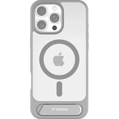 TORRAS Кейс Torras Pstand Series за iPhone 16 Pro Max, сив (X00FX1944)