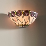 Endon Lighting 64178 - Настенно осветително тяло Tiffany HUTCHINSON 1xE14/40W/230V (EN0656)
