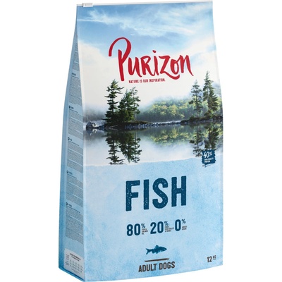 Purizon Adult s rybami bez obilovin 2 x 12 kg