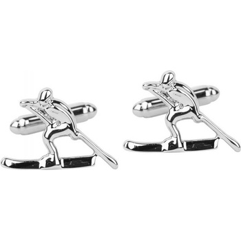 Bubibubi manžetové gombíky lyžiar