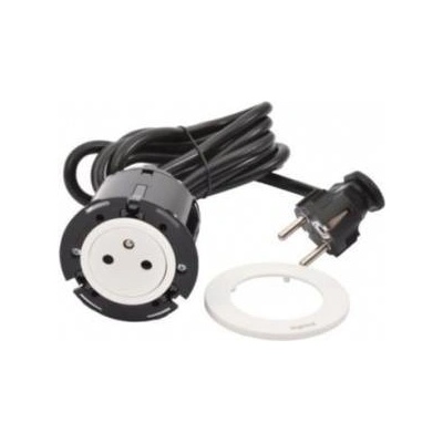 Legrand INCARA Furniture socket DISQ 60 2p+with 2, 0 m white 654720