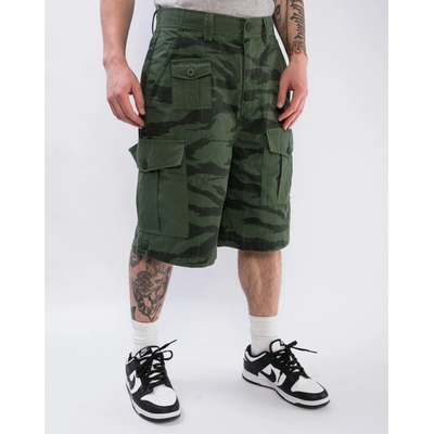 Rip N Dip A Team Camo Cargo Shorts Military Green