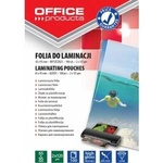 Office Products Laminating Film OFFICE PRODUCTS, 65x95mm, 2x125mikr. , flashy, 100pcs, transparent
