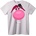 NOONEBRAND Тениска с Карикатурен Голям Нос - 6XL, White