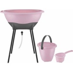BabyJem Елегантен комплект за къпане от 3 части BabyJem - Pink (696)
