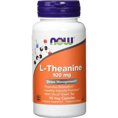 Now Foods L-Theanine stresový manažment 100 mg 90 kapsúl