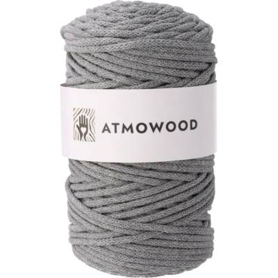 Atmowood příze 5 mm - tmavě šedá